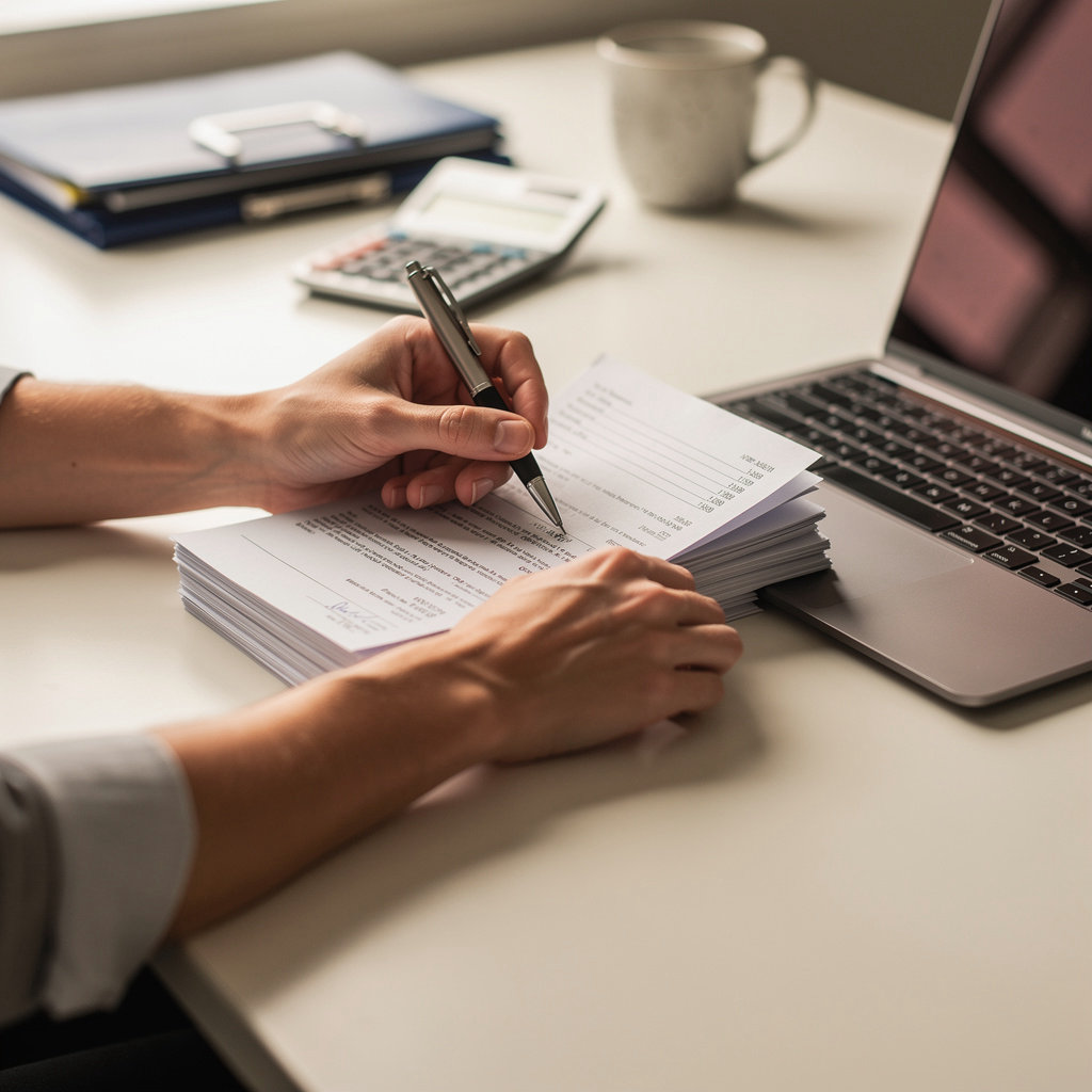 Claims 2000 San Diego team member assisting a client with claims paperwork in San Diego, CA